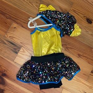 Costume gallery medium child multi piece leotard with shorts
